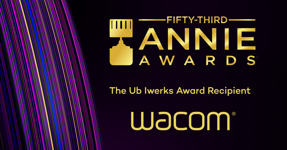 Wacom Honored with Ub Iwerks Award for Longstanding Contribution to Animation at the 53rd Annie Awards