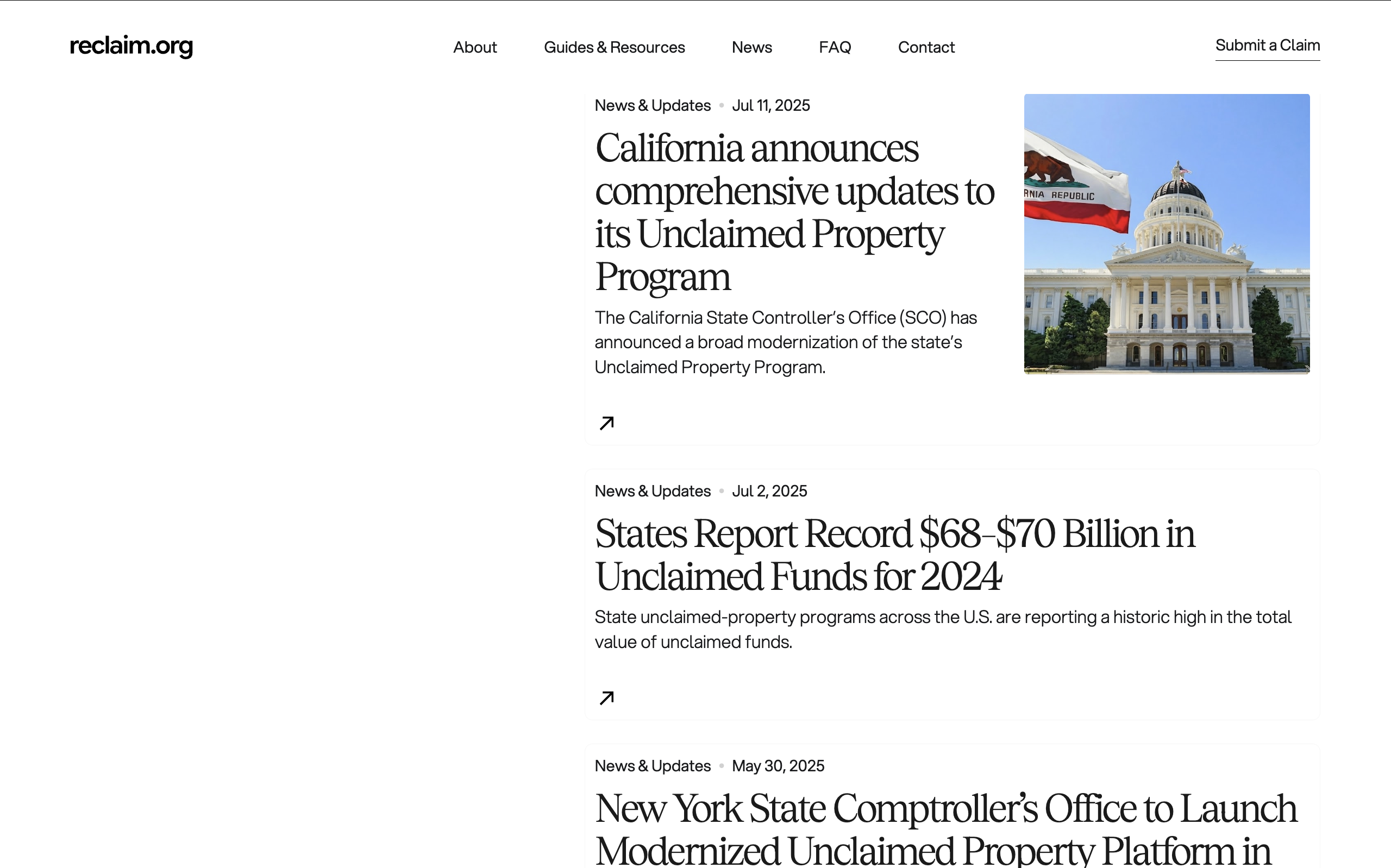Reclaim.org Expands as the National Online Portal for Reclaiming Lost Money