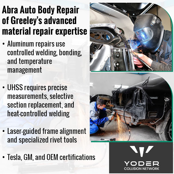 Abra Auto Body Repair of Greeley Handles Advanced Vehicle Material Repairs